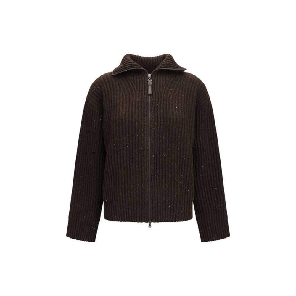 Brunello Cucinelli Women Ribbed Zip Sweater